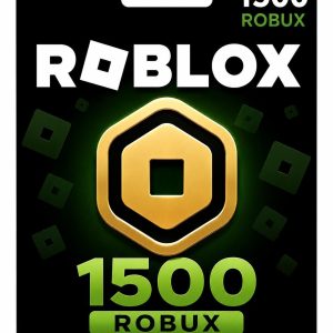 Roblox 1500 Robux &ndash; Card cadou digital (cod), Global