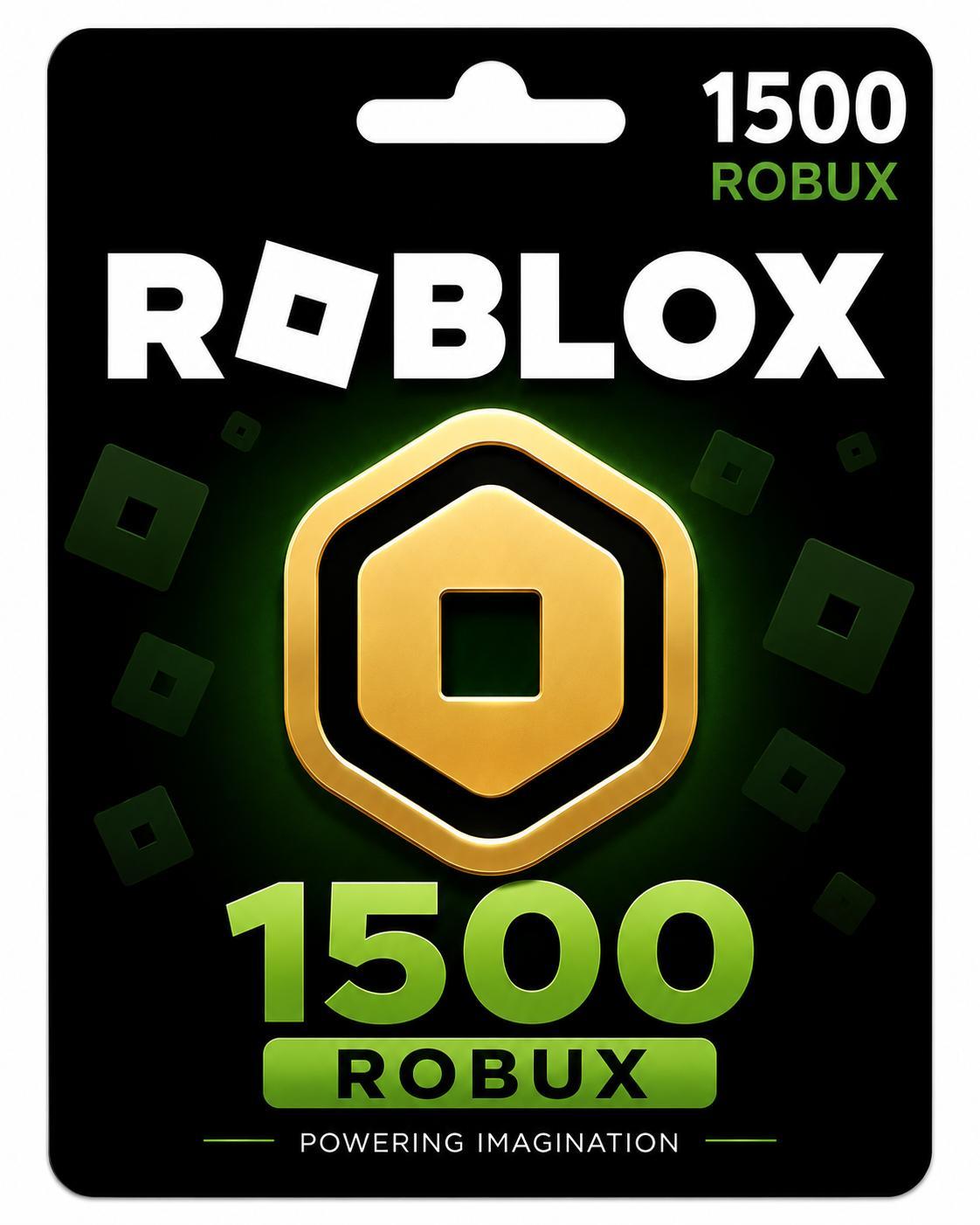 Roblox 1500 Robux – Card cadou digital (cod), Global