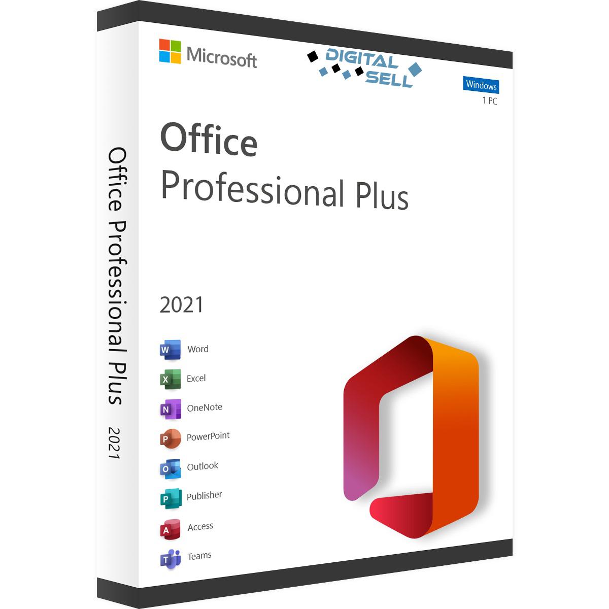 Microsoft Office 2021 Professional Plus – Licență Permanentă pentru 1 PC