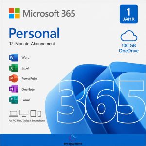 Microsoft 365 Personal &ndash; 1 An | Cont Digital | Acces Rapid