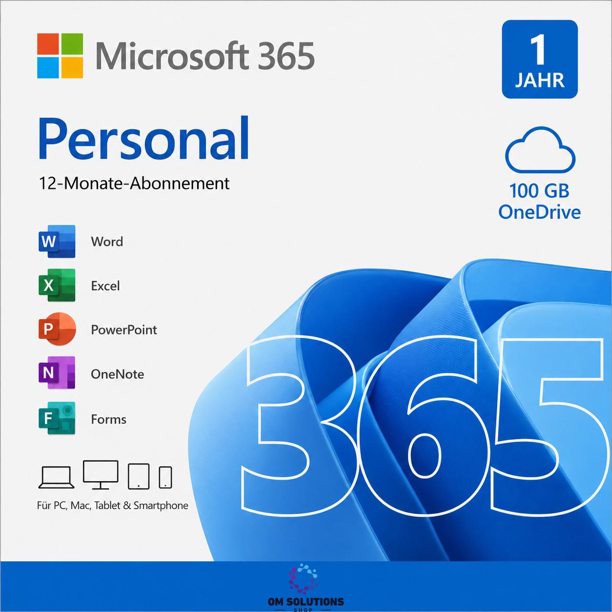 Microsoft 365 Personal – 1 An | Cont Digital | Acces Rapid